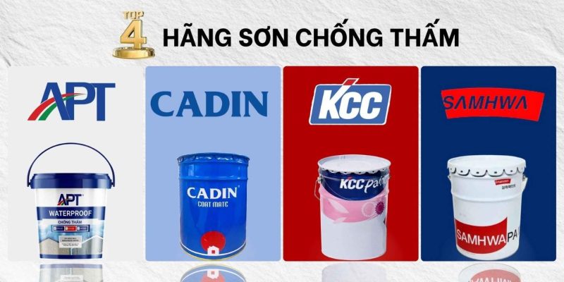 các loại sơn chống thấm phổ biến rexampaint