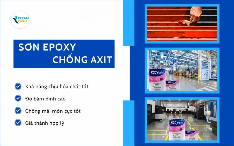 sơn epoxy chịu axit bám chắc