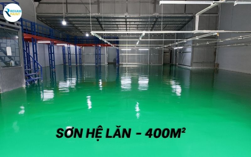 Sơn phủ epoxy trên nền bê tông nhà xưởng
