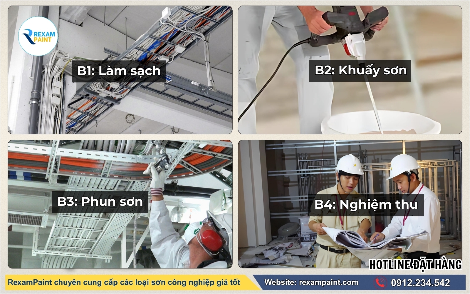 thi công sơn chống cháy cho cáp điện